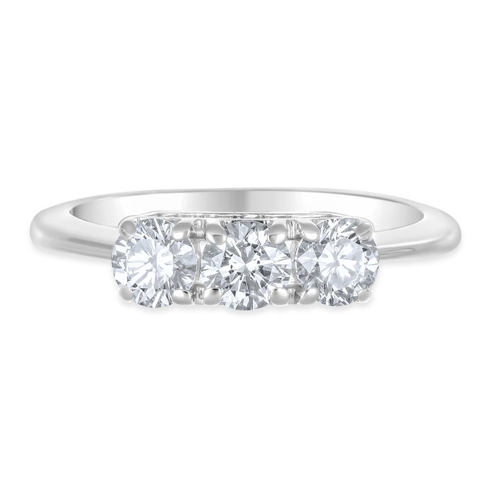 Salvini - Ring - 18 kraat Hvidguld -  0.99ct. tw. Diamant (Natur)