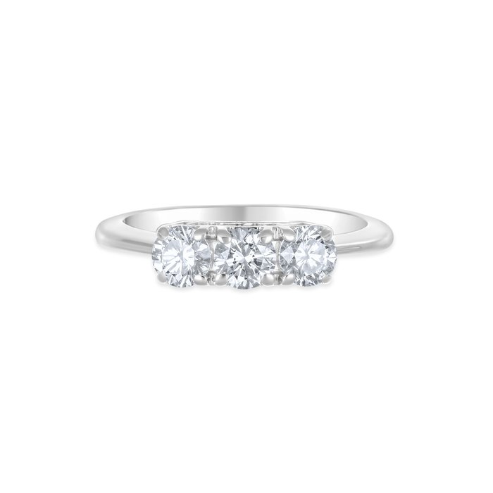 Salvini - Ring - 18 kraat Hvidguld -  0.99ct. tw. Diamant (Natur)