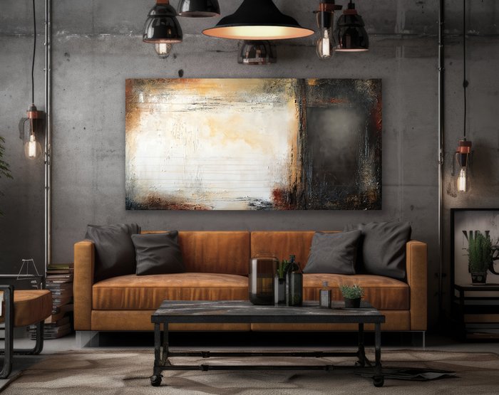 Monika Spiewak - Loft Style - XXL -  on Frame - Ready to Hang