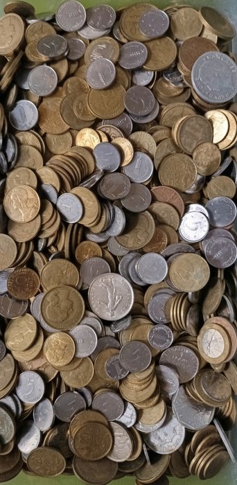 Frankrig. Lot of ± 4.8 kilo of French coins  (Ingen mindstepris)