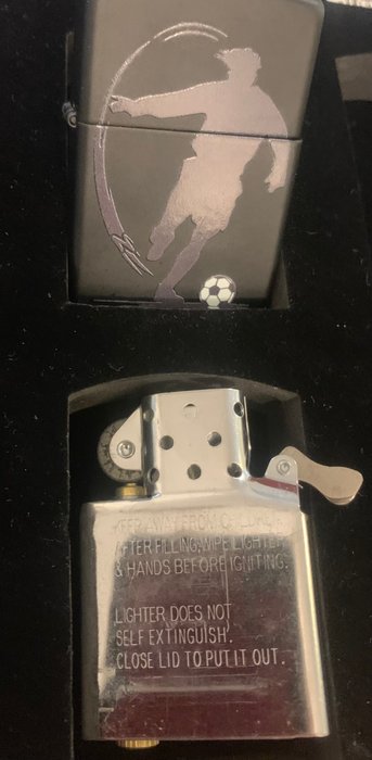 Zippo - Lommelighter - Stål (rustfrit), Metal