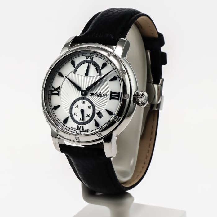 GEOVANI - Swiss Diamond Automatic Watch - GORA595-SL-D-1 - Ingen mindstepris - Mænd - 2011-nu