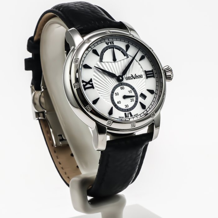 GEOVANI - Swiss Diamond Automatic Watch - GORA595-SL-D-1 - Ingen mindstepris - Mænd - 2011-nu