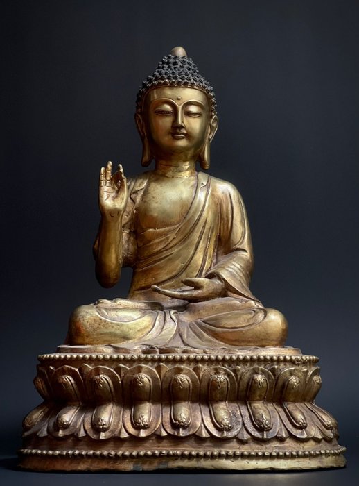 Shakyamuni Buddha - Bronze - 1970-1980 - Shuni Mudra