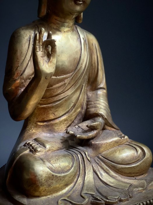 Shakyamuni Buddha - Bronze - 1970-1980 - Shuni Mudra