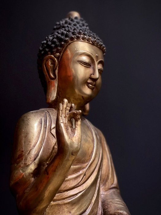 Shakyamuni Buddha - Bronze - 1970-1980 - Shuni Mudra