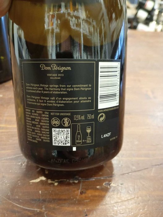 2013 Dom Pérignon - Champagne Brut - 2 Flasker (0,75 L)