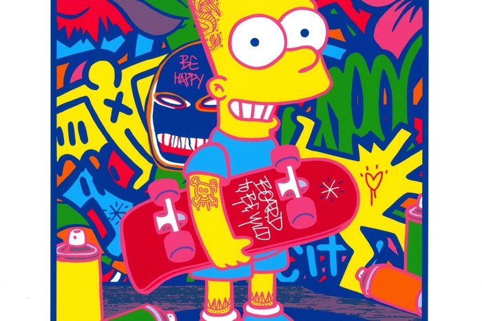 Speedy Graphito (1961) - Bart Simpson et son Skateboard