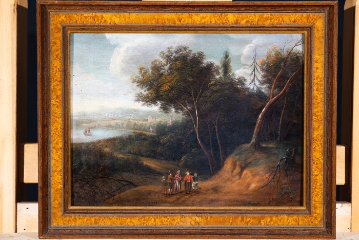 Adriaen Frans Boudewyns (1644-1711), Follower of - Bosrijk Heuvellandschap - No Reserve