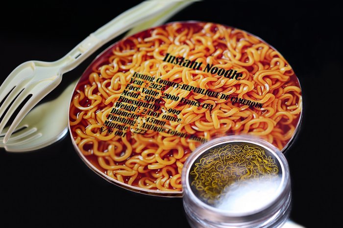 Cameroun. 2000 Francs 2025 Instant Noodle, 2 Oz (.999)