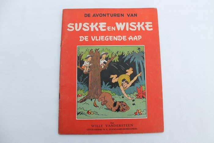 Suske en Wiske RV-2 - De Vliegende Aap - 1 Album - Genoptryk - 1948