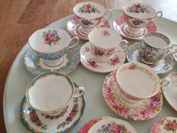 Royal Albert - Kop og underkop (11) - diversen - Porcelæn - Te- og kaffekopper