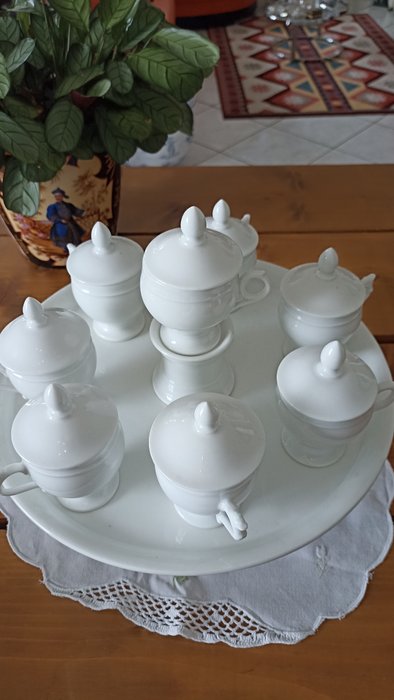 Flødeskål (9) - Porcelæn - Limoges porcelæn