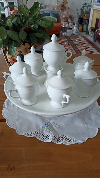 Flødeskål (9) - Porcelæn - Limoges porcelæn