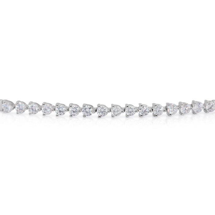 Armbånd - 18 kraat Hvidguld -  1.72ct. tw. Diamant (Natur)