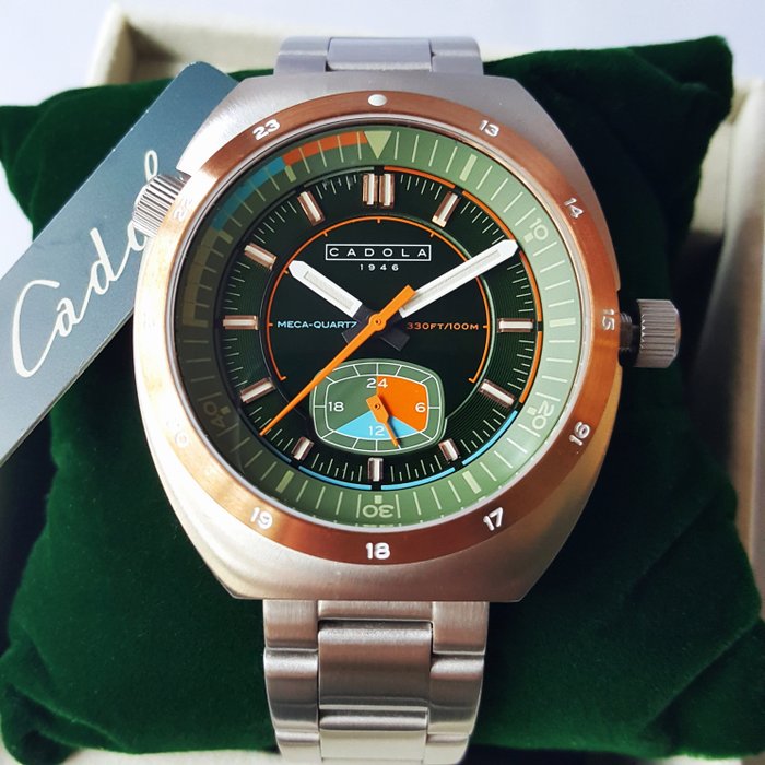 Cadola - Mega Quartz Hybrid - Seiko - Gold - Special Bezel - Ingen mindstepris - Mænd - Ny