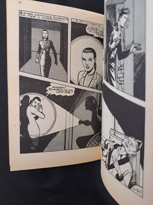 Diabolik Seconda Serie nn. 4, 6 - Eredità di Sangue, Ore d'Angoscia - 2 Comic - Første udgave - 1965