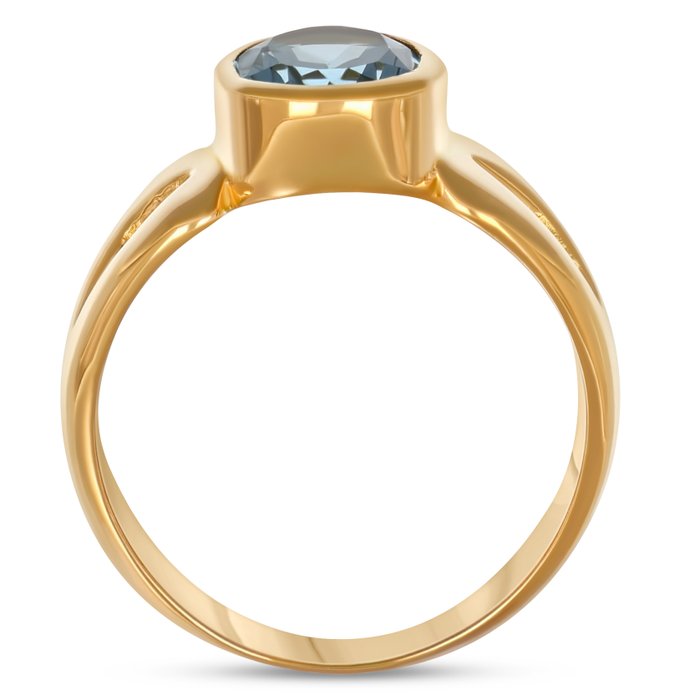 Ring - 15 karat Gulguld -  3.00ct. tw. Topas