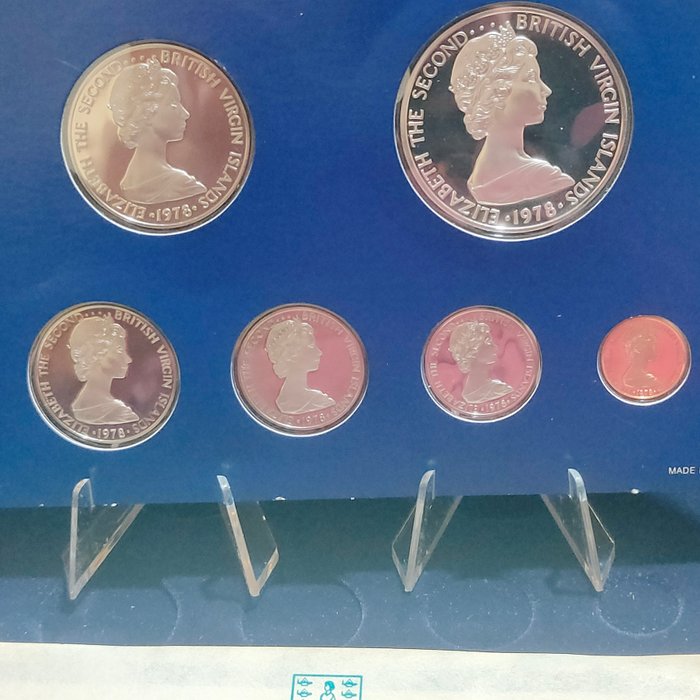 Britiske Jomfruøer. Proof Set 1978  (Ingen mindstepris)