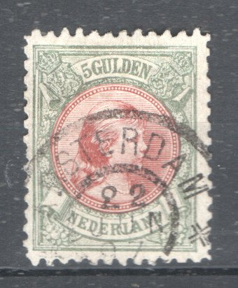 Holland 1896 - Prinsesse Wilhelmina - 5 gylden - NVPH 48