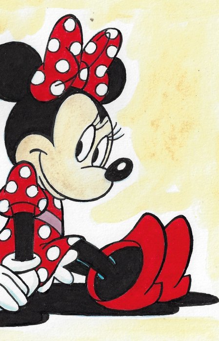 Millet - 1 Watercolour - Mickey Mouse - Vintage Style