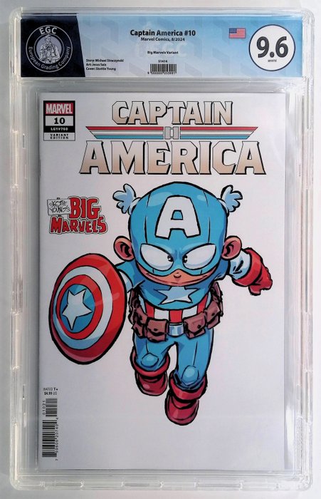 Captain America #10 - EGC graded 9.6 - 1 Graded comic - 2024