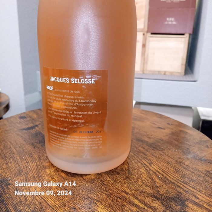 Jacques Selosse - Champagne Rosé - 1 Flaske (0,75L)