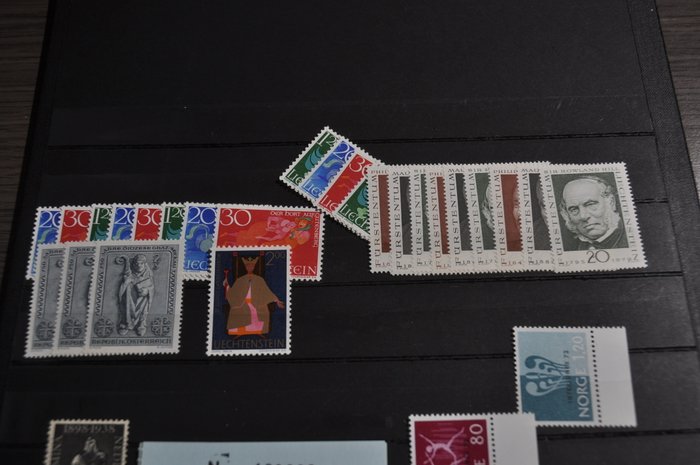 Verden  - Udvalgsfest inklusive MNH/Ubrugt, serier, blokke, forskellige lande og meget mere