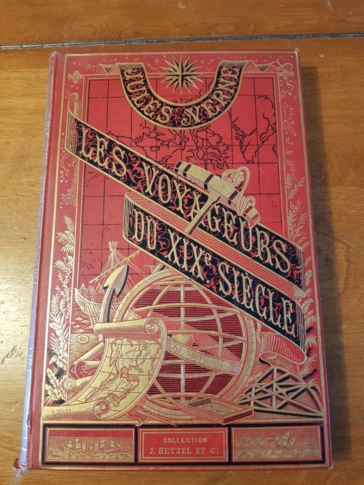 Jules Verne/ Léon Benett, Matthis et Morieu - Les Voyageurs du XIXe Siecle - 1880