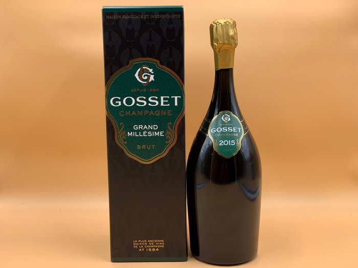 2015 Gosset, Grand Millésime Brut - Champagne - 1 Magnum (1,5 L)