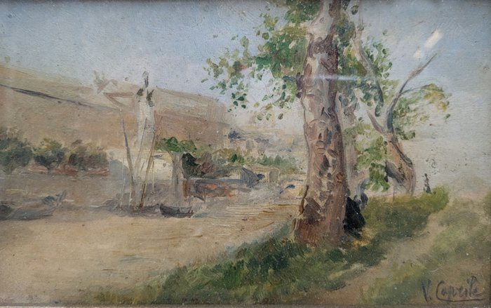 Vincenzo Caprile (1856-1936), Attributed to - Paesaggio