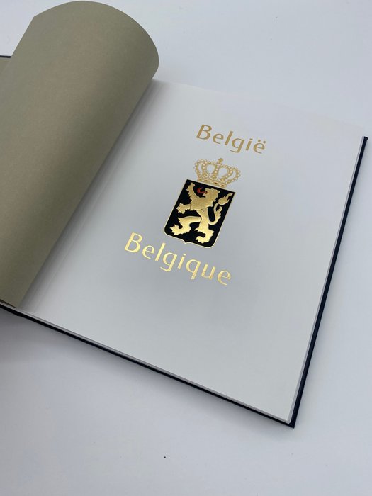 Belgien 2000/2014 - 4 tomme DAVO Belgien albums (bind VI - VII - VIII og IX) i fremragende stand med slipcases.