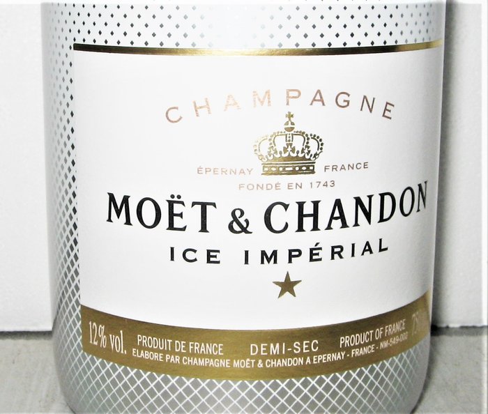 Moët  Chandon, Ice Impérial - Champagne Demi-Sec - 3 Flasker (0,75 L)