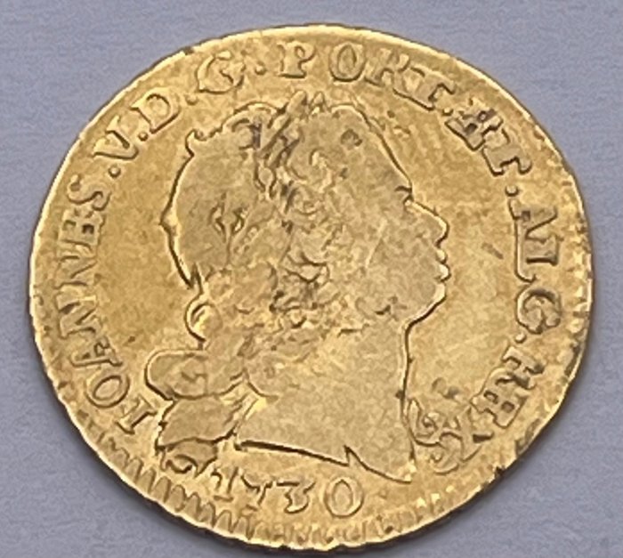 Portugal D João V (1706-1750) Meio Escudo (800 Reis) 1730