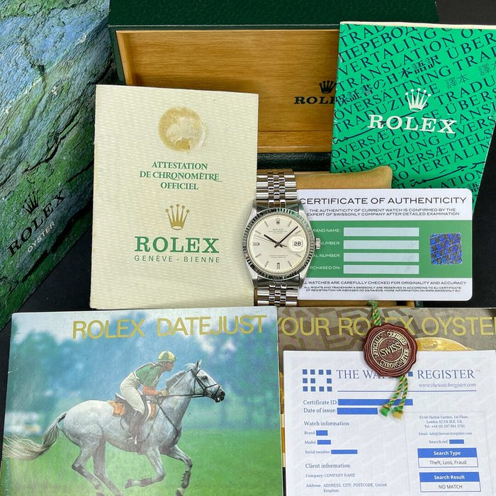 Rolex - Datejust - 1601 - Unisex - 1972