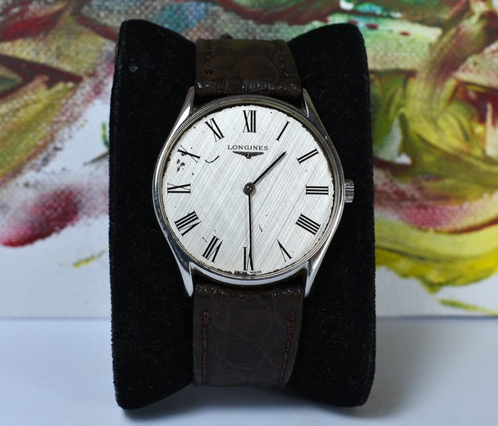 Longines - Elegant - Ingen mindstepris - Roman dial - 4139.847 - Mænd - 1980-1989