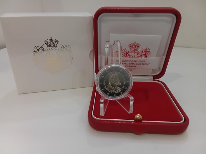 Monaco. 2 Euro 2024 "500 Ans du Traité de Burgos - Charles Quint" Proof