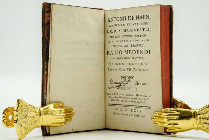 Antonii De Haen - Ratio medendi in nosocomio practico - 1761-1764