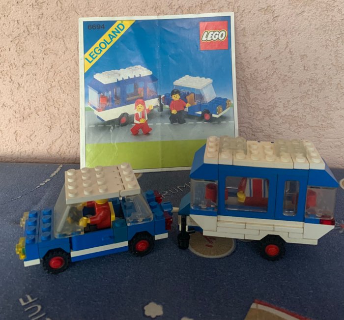 Lego Vintage 6694 6632 6691 anni 80 con libretti istruzione - Legoland - 1980-1990