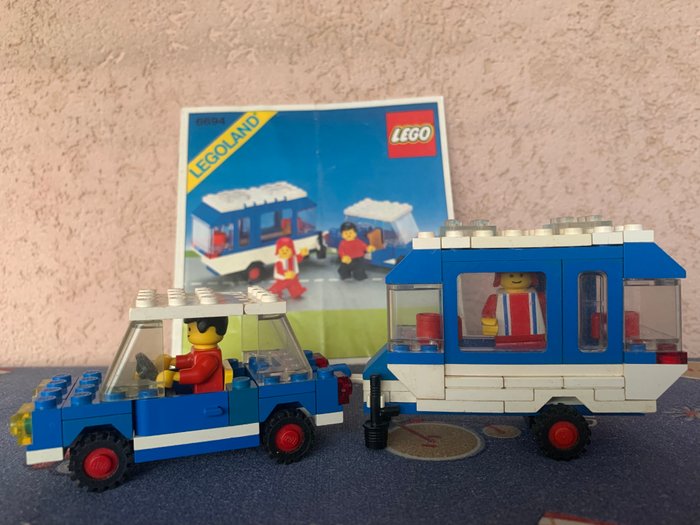 Lego Vintage 6694 6632 6691 anni 80 con libretti istruzione - Legoland - 1980-1990