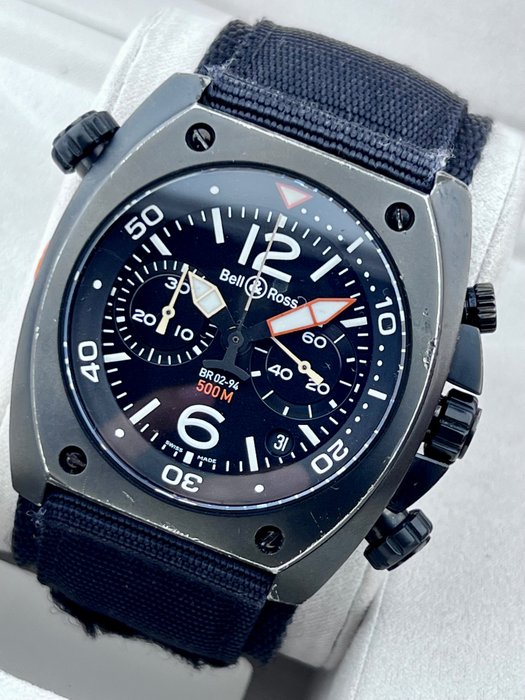 Bell  Ross - BR 02 Marine Diver's Automatic Chronograph - - BR02-94 - Mænd - 2000-2010