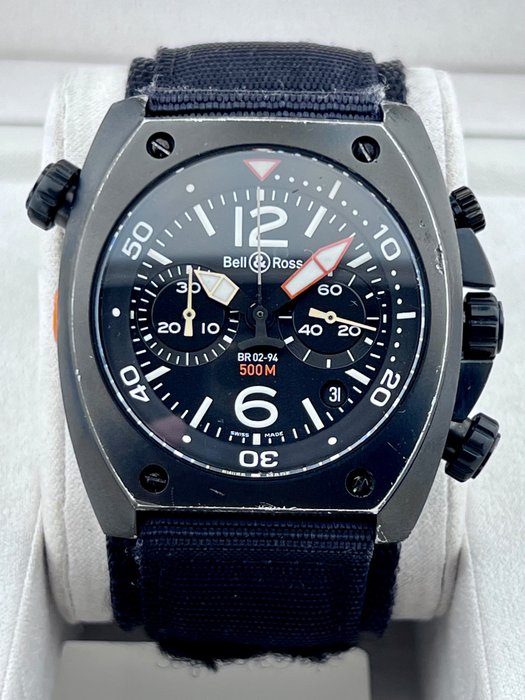 Bell  Ross - BR 02 Marine Diver's Automatic Chronograph - - BR02-94 - Mænd - 2000-2010