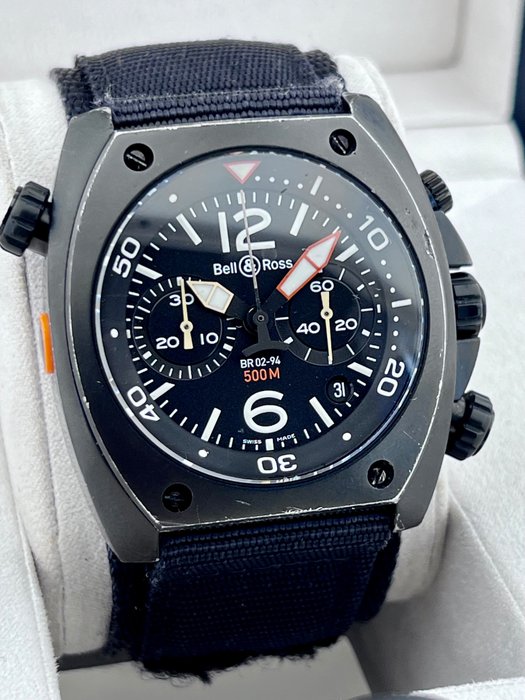 Bell  Ross - BR 02 Marine Diver's Automatic Chronograph - - BR02-94 - Mænd - 2000-2010