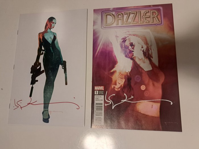 Gun Honey + Dazzler - 2 Signed comic, Variant cover - Første udgave - 2024