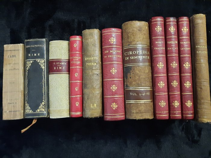 AAVV - Lot with 11 miniature books - 1828-1877