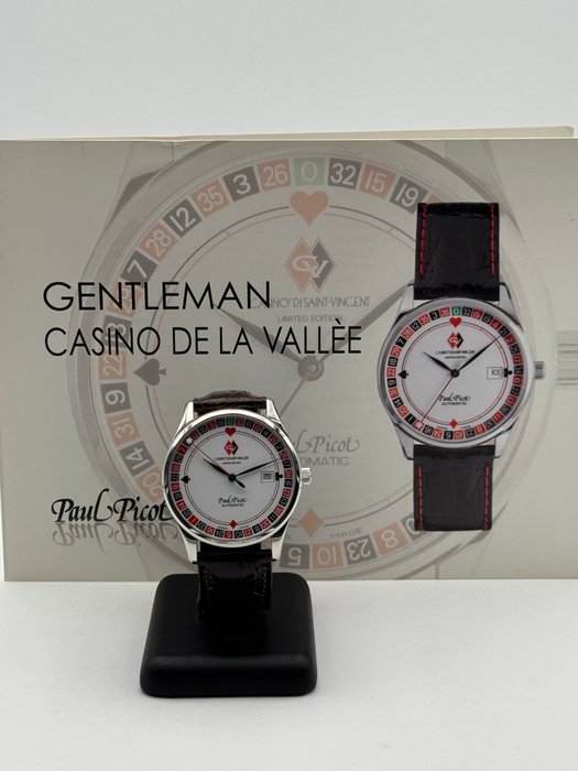 Paul Picot - roulette casinò di saint vincent limited edition gentlemen - 4104 - Unisex - 2000-2010