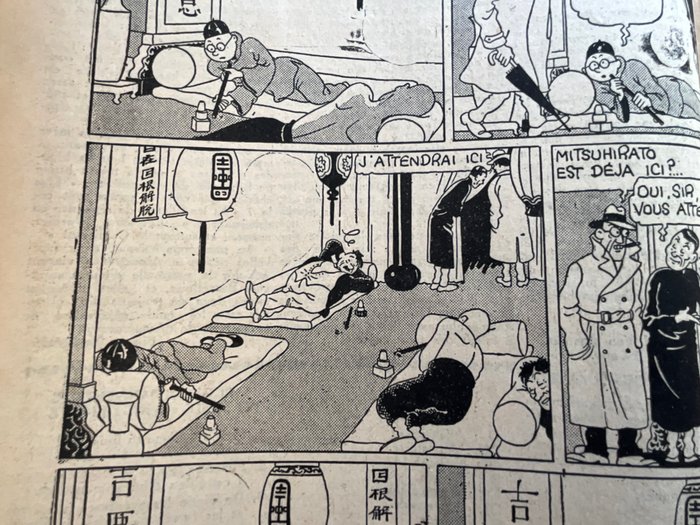 Petit XXe - 51/1934 - Tintin et Mitsuhirato  dans La Fumerie d'opium - - 1934