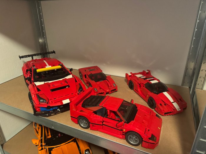 Lego - Ferarri collectie. F40, 488, ENZO, FXX.