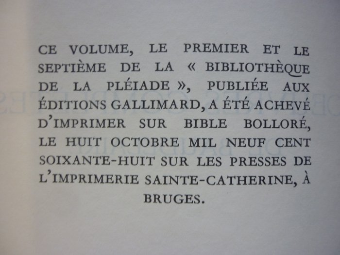 Baudelaire - Œuvres complètes -/ Correspondance - 1968-1973