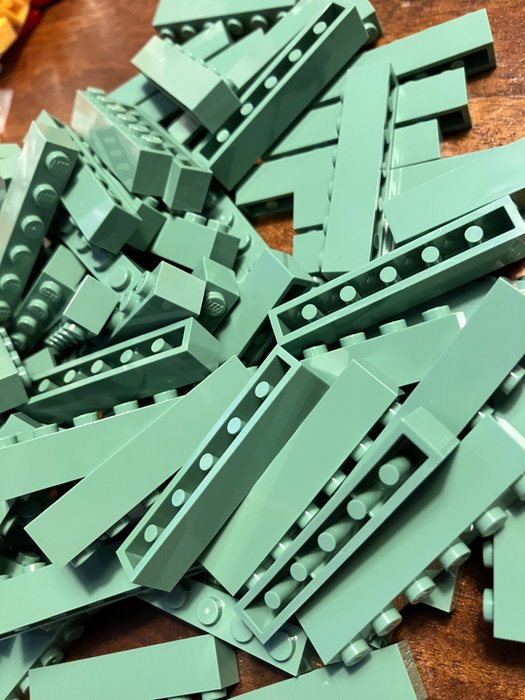 Lego - 80 bricks 1x6, kleur sand green